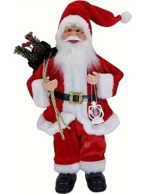Kırmızı 30 cm Noel Baba Figür Oyuncak, Dekoratif ve Şık Tasarım