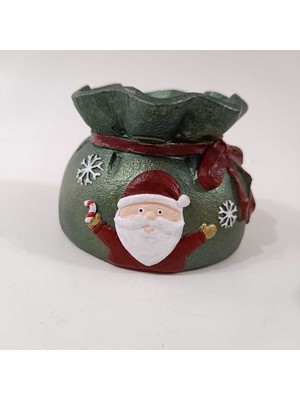 Yeşil Noel Baba Buket Saksı, Güzel ve Şık Hediye Seçeneği