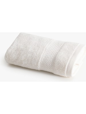 Green Black Lara El Havlusu %100 Pamuk Bordürlü Krem 30X50 cm