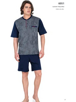 Pierre Cardin Erkek Kısa Kollu Pijama Takımı 6051