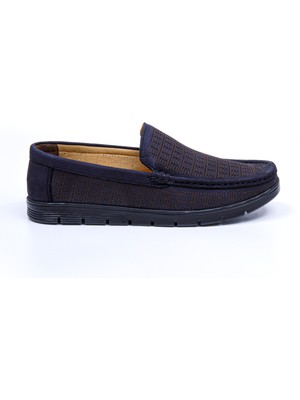 Vantaggio Shoes Robin Nubuk Iç ve Dış  %100 Hakiki Deri Erkek Delikli Comfort Ayakkabı, Günlük Ayakkabı