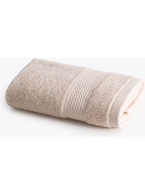 Green Black Lara El Havlusu %100 Pamuk Bordürlü Açık Somon 30X50 cm