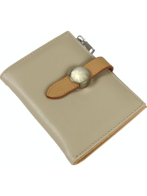 Ollbag 2056 Suni Deri Kadın Cüzdan Vizon