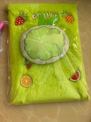 Tercih Meyve Figürlü Peluş Defter