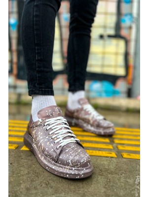 Chekich CH254 - Cbt Pittura Erkek Ayakkabı 548 Kahve / Beyaz Splush