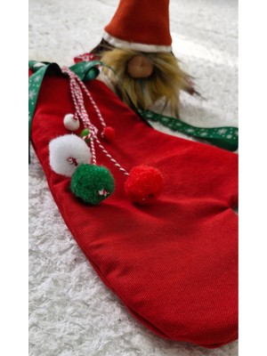 Kırmızı Yılbaşı Dekoratif Süs, Yeni Yıl Süsleri, Noel ve Yılbaşı Teması