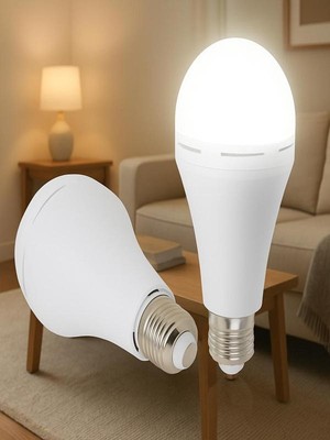 CAILON Şarjlı LED Ampül Elektriksiz 8 Saat Kadar Yanar Işıldak Lamba Kesintisiz Yanmaya Devam Eder