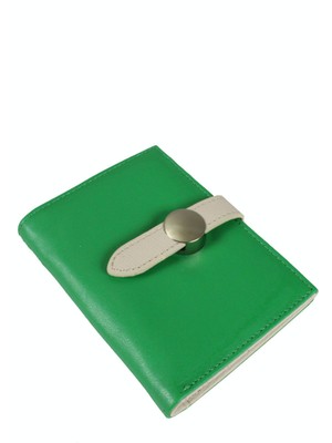 Ollbag 2056 Suni Deri Kadın Cüzdan Benetton Yeşil