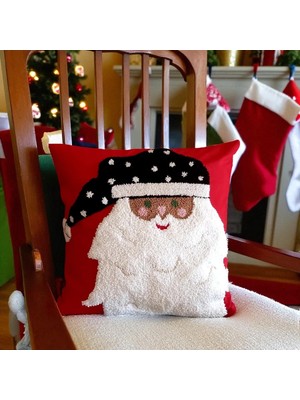 Kırmızı Noel Baba Figürü, Eğlenceli ve Sıcak Hediye Süslemesi