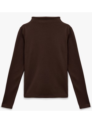 Koton Pamuklu Slim Fit Uzun Kollu Dik Yaka Body