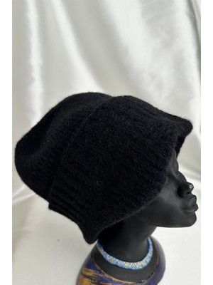 Modex Yumuşak Dokulu Çizgi Detay Kulak Koruyucu Bere