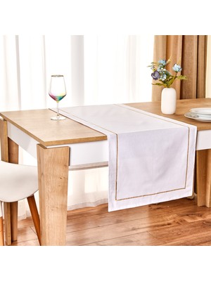 Evidea Soft Stripe Runner - Ekru - 45X150 cm