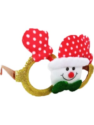 Renkli Noel Baba Gözlük Maskesi, Eğlenceli ve Renkli Tasarım, Çocuklar Için Harika Seçim