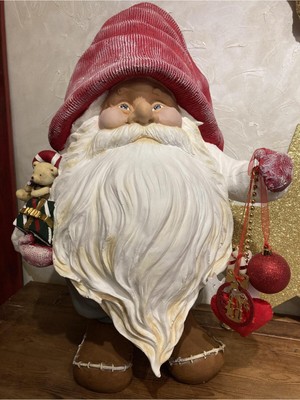 Renkli Noel Baba Büyük Şirin Tonton, Sevimli ve Eğlenceli Dekorasyon Ürünü