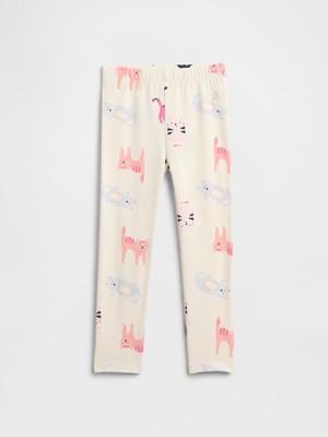 Gap Kız Bebek Krem Gap Pull-On Stretch Jersey Tayt