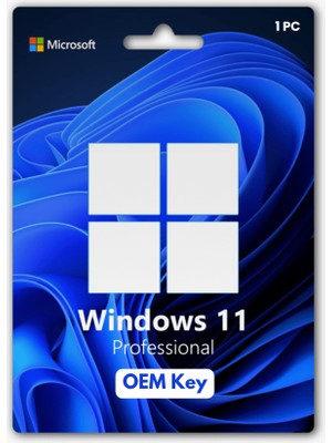 Microsoft Windows 11 Pro Oem Dijital Lisans Anahtarı