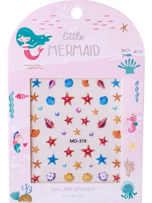 Mini And Kids Mini & Kids Çocuk Tırnak Sticker - Seashell
