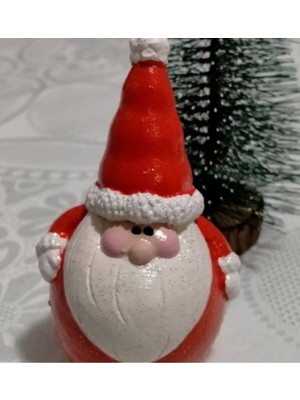 Renkli Noel Baba Dekoratif Süs, Çocuk ve Genç Odası Için 10 cm