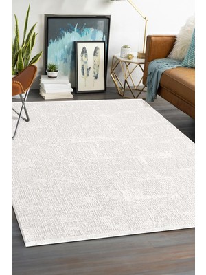 Halı Sepeti Enti Akik 8610 Krem Halı Kilim Salon Mutfak Kesme Yolluk Dokuma