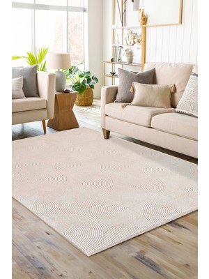 Halı Sepeti Enti Akik 8613 Bej Halı Kilim Salon Mutfak Kesme Yolluk Dokuma