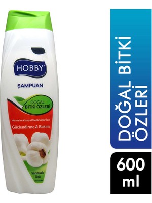Hobby Sarımsak Özlü Bitkisel Şampuan 600 ml | Güçlendirici Bakım