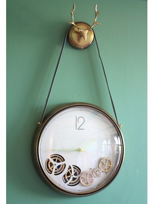 LTG Nova Çarklı Geyikli Duvar Saati