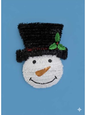 Neşeli Noel Kardan Adam Süsleri, Renkli ve Şık Dekorasyon Figürleri