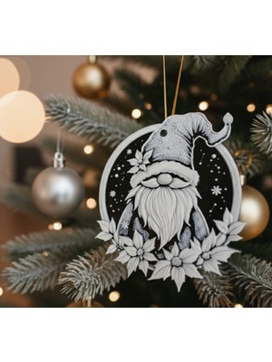 Çok Renkli Noel Cücesi Süslemesi, Şık ve Eğlenceli Dekorasyon Aksesuarı