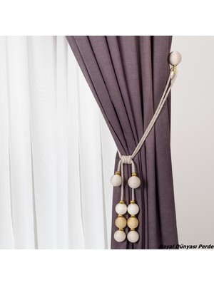 Hayal Dünyası Özel Yapım 8 Toplu Perde Toplayıcı Ip Sargı Renso Braçol Takım