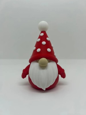 Kırmızı Noel Cücesi Süsü, Yılbaşı Masa ve Raf Dekoru