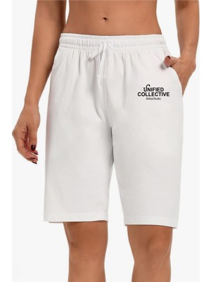 Superlife Kadın Unified Collective Baskılı Standart &regular Kalıp Şort SPR25SRK084