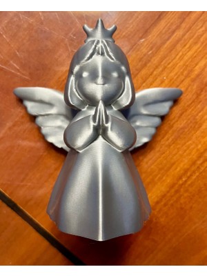 TSC Yılbaşı Temalı Yılbaşı Ev Süsü Mini Figür 3D Baskı 12CM Gri Renk