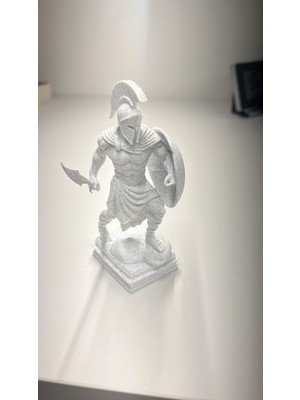 TSC 3D Ev Süsleme Objesi Şavaşcı Kılıç Kalkan 14CM