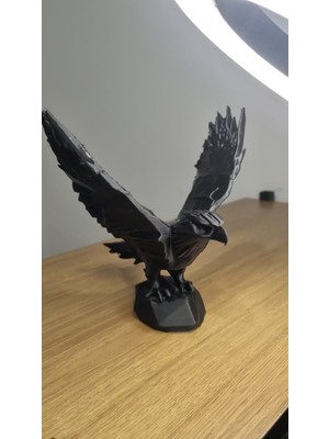 TSC 16CM Şık Tasarımlı Kartal Biblo 3D Pla Ev Dekorasyonu Küçük Figür Dekor
