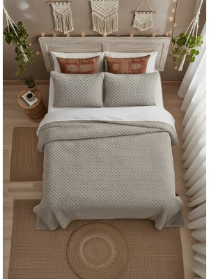 La Lune Home Petek Kare Desen Battalboy Welsoft Yatak Örtüsü