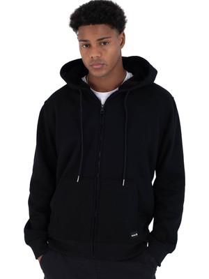 Hurley Alps 2.0 Zip Hood Erkek Siyah Polar