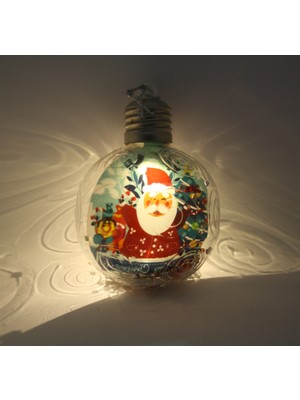 Beyaz Yılbaşı Ağaç Işıklı Ampul Süsleri, Neşeli ve Parlak Atmosfer Için Ideal