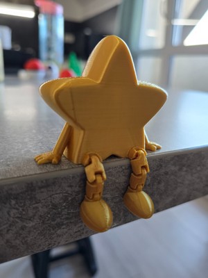 TSC Ev Için Oturan Yıldız Dekor Biblo Modern Tasarım 12CM