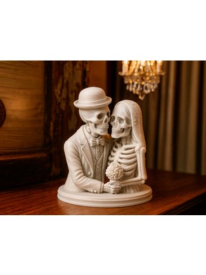 TSC 14 cm Modern Aşk Sevgili Minimalist Ev Aksesuarı Dekoratif Masa Biblosu