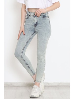 Etiler Collection Kadın Cep Detay Kar Yıkamalı Kot Pantolon