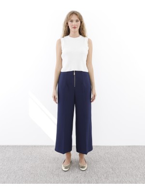 Sentez 5565 Queen Kısa Geniş Paça Pantolon