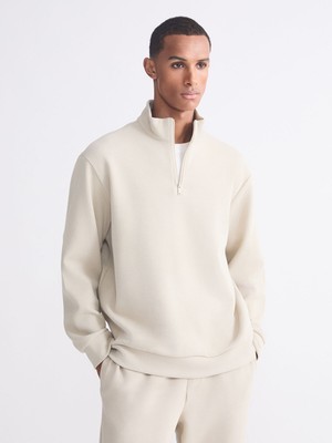 Lc Waikiki Yeni Sezon Fermuarlı Dik Yaka Erkek Kalın Sweatshirt