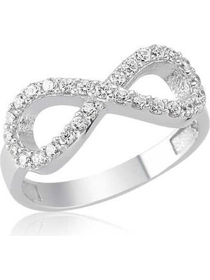 Gumush Hk Gümüş Kadın Yüzük Bayan Sonsuzluk Yüzük|gümüş Takı Hediyelik Ürünler