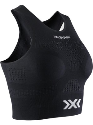 X-bionic Energizer 40 Fitness Crop Top Kadın Siyah Bra