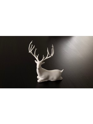 Buhan Tasarım - Yılbaşı Geyik Dekoru/biblosu - 3D Baskı