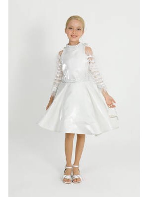 Star Pearl Kids Kız Çocuk Tüylü Elbise