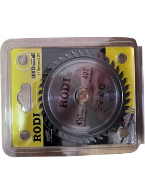 Rodi Rodı Ahşap (Sunta) Testere 115MMX40T Renk Metalik