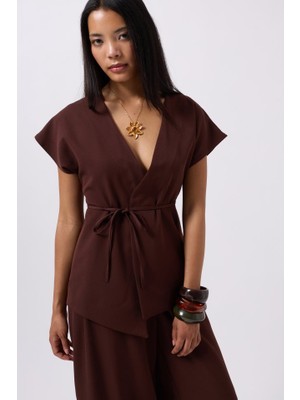 Moderie Butik Bağcık Detay Yelek