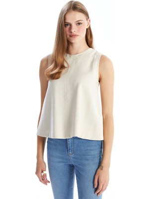 Lc Waikiki Yeni Sezon Bisiklet Yaka Kadın Bluz