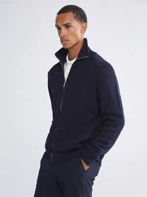 Lc Waikiki Yeni Sezon Standart Kalıp Dik Yaka Erkek Triko Hırka